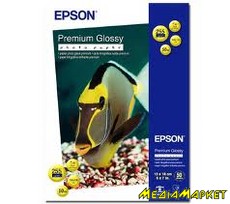 C13S041875  Epson C13S041875 130mmx180mm, 250 /2,  Premium Glossy Photo Paper, 50.