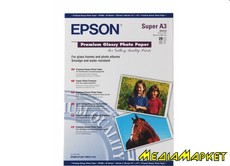 C13S041316  Epson C13S041316 3, 255 /2, Premium Glossy Photo Paper, 20.