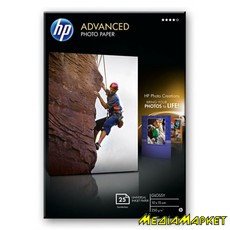 Q8691A  HP Q8691A 10x15cm Advanced Glossy Photo Paper, 25.