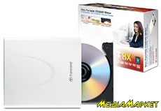 TS8XDVDRW-W  DVDRW Transcend TS8XDVDRW-W DVD+/ -8X/ 24x Slim, USB, 
