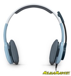 981-000377  Logitech H250  Stereo Headset Ice Blue