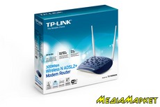 TD-W8960N - TP-LINK TD-W8960N ADSL2/2+ 300Mbps + 4Lan