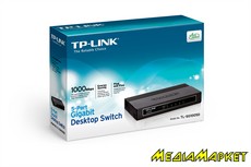 TL-SG1005D  TP-LINK TL-SG1005D 5xRJ-45 10/100/1000M, Unmanaged Pure-Gigabit Switch