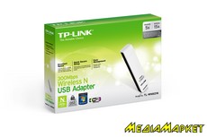 TL-WN821N  WiFi TP-LINK TL-WN821N Wi-Fi 802.11n, 300 /, USB,  N