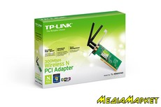 TL-WN851ND  WiFi TP-LINK TL-WN851ND Wi-Fi 802.11n, 300 /, PCI,  N
