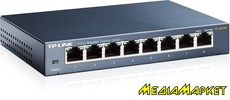 TL-SG108  TP-LINK TL-SG108, 8 x 1GE , , , . 