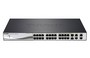 Комутатор D-Link DES-1210-28P 10BASE-T, 100BASE-TX, 1000BASE-T, Оптоволоконный кабель, RJ-45 28 шт
