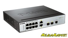 DGS-3000-10TC  D-Link DGS-3000-10TC 8port 10/ 100/ 1000 BaseT,  2 Combo/ SFP