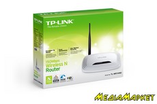 TL-WR741ND  TP-LINK TL-WR741ND WiFi 802.11N Lite 150  1 WAN, 4 LAN 10/100