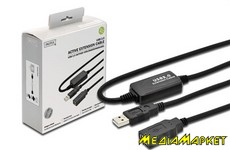 DA-73100-1  Digitus DA-73100-1 USB 2.0 (AM/AF) 10.0m, , Black