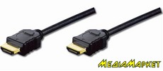 AK-330114-020-S  Digitus AK-330114-020-S HDMI High speed + Ethernet (AM/AM) 2.0m, black