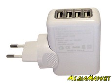 KMS-AC09   OEM KMS-AC09 4xUSB Power Adapter 100-240V -&gt; AC 5.0V 2.1A ( 4- )