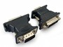 Адаптер Cablexpert A-VGAM-DVIF-01 DVI-A штекер 24-pin на разъем VGA 15-pin
