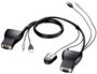 KVM- D-Link KVM-221 2port USB w/ cables w/ audio