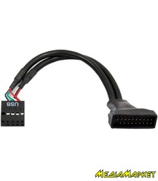Cable-USB3T2  CHIEFTEC Cable-USB3T2 19PIN USB 3.0 to 9PIN USB2.0