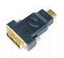 Адаптер Gembird A-HDMI-DVI-1 HDMI папа /DVI папа, позолочені контакти, роздрібна упаковка