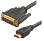 Кабель Gembird CC-HDMI-DVI-6 HDMI папа/DVI папа, позолочені коннектори, 1.8 м, роздрібна упаковка