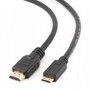 Кабель Gembird CC-HDMIC-10 HDMI V.1.3 папа / mini папа (C-тип), з позолоченими коннекторами, 3 м, поліетиленова упаковк
