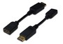  Digitus ASSMANN  DisplayPort  HDMI (AM/AF) 0.15m Black