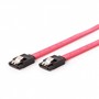 Кабель Cablexpert CC-SATAM-DATA-0.3M передачі данних SATA III, прямий, з защіпками, 30 см