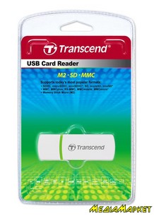 TS-RDP5W - Transcend TS-RDP5W USB 2.0 SDHC/ MMC4+MiroSDHC/ M2 ,  