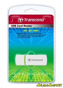 TS-RDP5W - Transcend TS-RDP5W USB 2.0 SDHC/ MMC4+MiroSDHC/ M2 ,  
