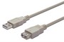 Подовжувач Digitus ASSMANN USB 2.0 (AM/AF) 5.0m, white