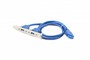 Планка Cablexpert CC-USB3-RECEPTACLE USB 3.0, розетка на кронштейні 10P, (для підключення на мат. плату, шнур 45 см