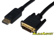 AK-340306-020-S  Digitus ASSMANN  DisplayPort  DVI-D (AM/AM) 2m, black