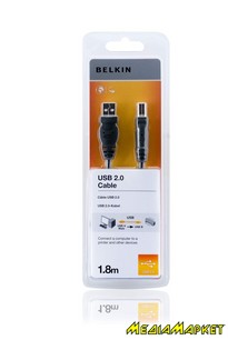 F3U154CP1.8M  Belkin F3U154CP1.8M USB 2.0 (AM/BM) 1.8 ( ), Blister(E)