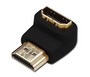 Адаптер Digitus AK-330502-000-S Digitus HDMI M/F right 90