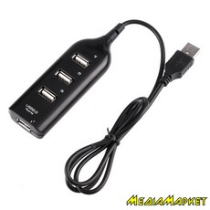 MINI HUB USB 2.0-B  USB OEM MINI HUB USB 2.0 4 ,  0.5, black