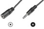  Digitus AK-510200-015-S Audio extension cable stereo 3.5mm M/F 1.5m black