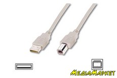 AK-300102-018-E  Digitus AK-300102-018-E USB 2.0 (AM/BM) 1.8m, white