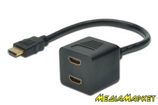 AK-330400-002-S  Digitus AK-330400-002-S HDMI Y 2m, black