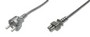 Кабель Digitus AK-440115-018-S живлення, Schuko - C5, M/F (тип PC-186) 1.8м, black