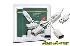 DA-70216  USB Digitus DA-70216 USB 2.0, 4 ,   , White