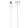  Belkin F8J043bt04-WHT USB 2.0 (AM/Apple 30pin) sync/charge cable 1.2, White