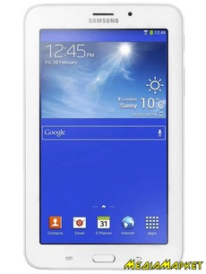 SM-T113NDWASEK  Samsung Galaxy Tab 3 Lite T113 Spreadtrum T-Shark 1.3GHz 7.0" 1Gb/SSD8Gb/BT/WiFi/White