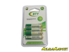 AAA NI-MH 1.2V  BTY AAA NI-MH 1.2V AAA, 1350mAh 1.2V, Ni-MH Rechargeable Battery, 4   