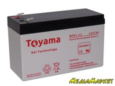 NPG7-12  Toyama NPG7-12 12V 7Ah, Gel  Technology