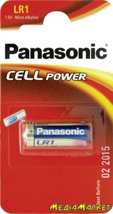 LR1L/1BE  Panasonic LR1 1.5 Alkaline BLI 1