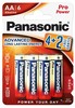  Panasonic LR6XEG/6B2F PRO POWER AA BLI 6 (4+2) ALKALINE