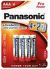  Panasonic LR03XEG/6B2F PRO POWER AAA BLI 6 (4+2) ALKALINE