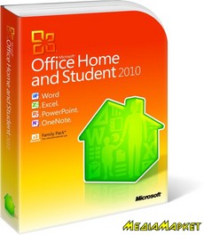 79G-02139   Microsoft 79G-02139 Office Home and Student 2010 32-bit/ x64 Russian CEE DVD