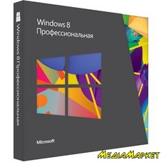 3UR-00034   Microsoft Win Pro 8 32-bit/ 64-bit Russi VUP DVD