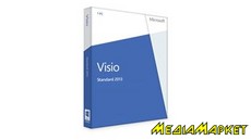 D86-04921   Microsoft Visio Std 2013 32-bit/x64 Russian CEE DVD