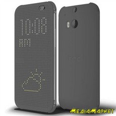 99H11415-00  HTC M8 Dot Flip (HC M100) Grey, -    HTC One M8