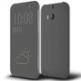 Чохол HTC M8 Dot Flip (HC M100) Grey, чохол-книжка з перфорацією для HTC One M8