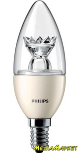 929000271802   PHILIPS LEDcandle  D E14 6-40W 827 B39 CL Master